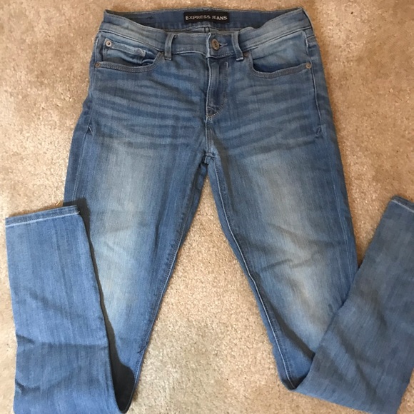***EXPRESS***EUC, sz 0R. JEAN LEGGINGS (JEGGING) - Picture 1 of 2